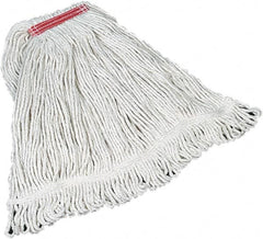 Rubbermaid - Red Head Band, Large Cotton Loop End Mop Head - 4 Ply, Screw On Connection - A1 Tooling