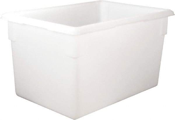 Rubbermaid - Rectangular, White Polyethylene Food Tote Box - 15" High x 18" Wide x 26" Long, with Snap-On Lid - A1 Tooling