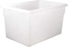 Rubbermaid - Rectangular, White Polyethylene Food Tote Box - 15" High x 18" Wide x 26" Long, with Snap-On Lid - A1 Tooling