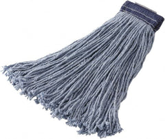 Rubbermaid - 1" Blue Head Band, Large Blended Fiber Cut End Mop Head - Side Loading Connection - A1 Tooling