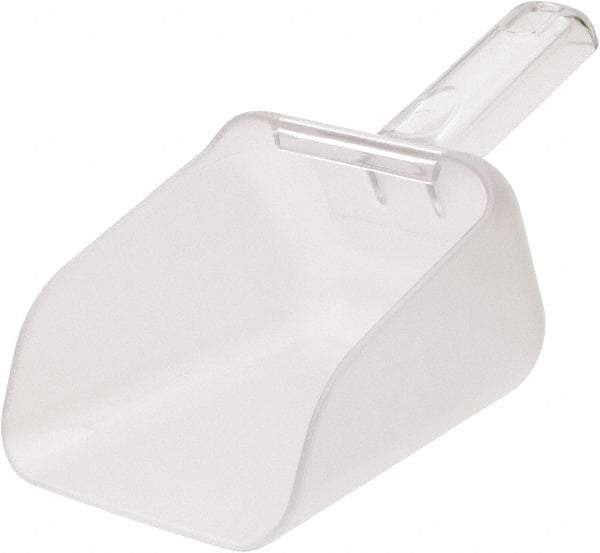 Rubbermaid - 32 oz Clear Polycarbonate Flat Bottom Scoop - 4.8" Wide x 4.7" Deep Bowl, 10.8" OAL - A1 Tooling