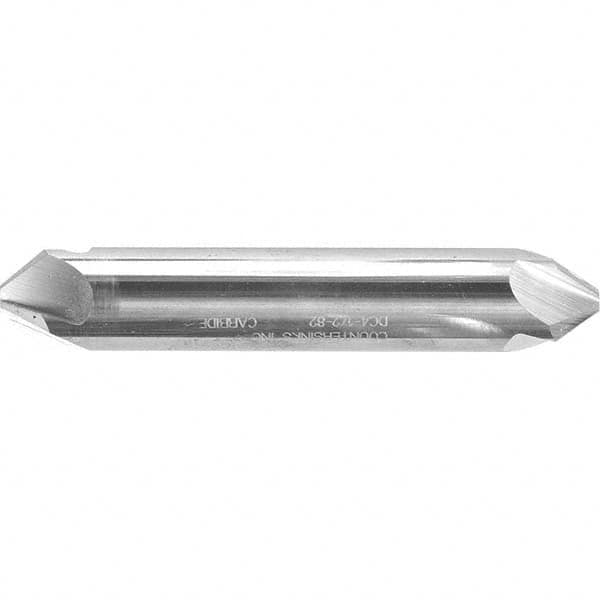 Melin Tool - 5/8" Head Diam, 5/8" Shank Diam, 4 Flute 82° Solid Carbide Countersink - A1 Tooling