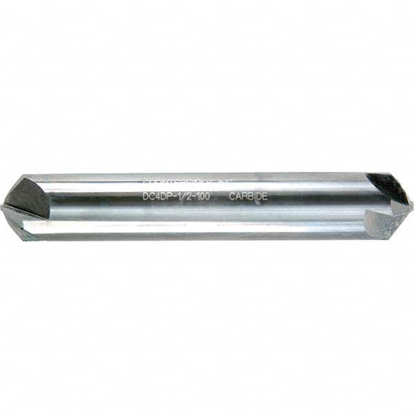 Melin Tool - 3/16" Head Diam, 3/16" Shank Diam, 4 Flute 60° Solid Carbide Countersink - A1 Tooling