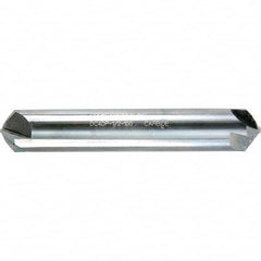 Melin Tool - 3/16" Head Diam, 3/16" Shank Diam, 4 Flute 60° Solid Carbide Countersink - A1 Tooling