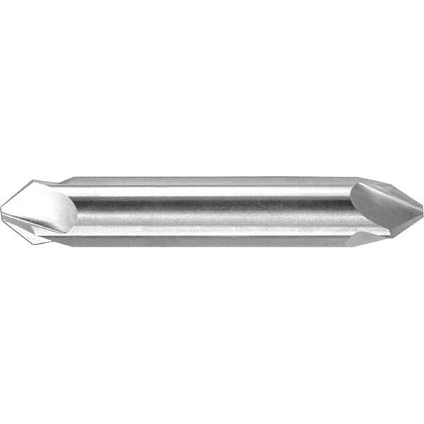 Melin Tool - 1/2" Head Diam, 1/2" Shank Diam, 4 Flute 110° High Speed Steel Countersink - A1 Tooling