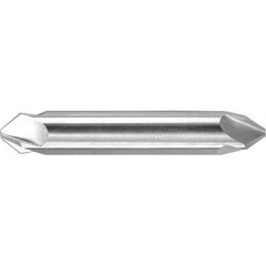 Melin Tool - 1/2" Head Diam, 1/2" Shank Diam, 4 Flute 110° High Speed Steel Countersink - A1 Tooling