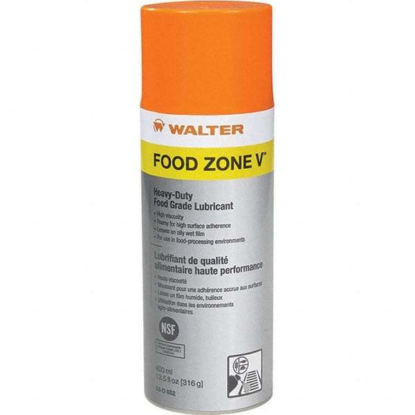 WALTER Surface Technologies - 400 mL Aerosol Penetrant/Lubricant - White, -31°F to 275°F, Food Grade - A1 Tooling