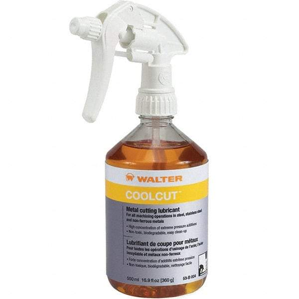 WALTER Surface Technologies - CoolCut, 500 mL Bottle Cutting Fluid - Liquid, For Broaching, Drilling, Milling, Reaming, Sawing, Shearing, Tapping - A1 Tooling