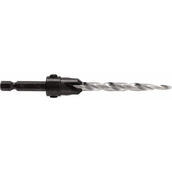 Irwin - Adjustable-Depth Drill Countersinks Cutter Head Diameter (Inch): 1/2 Drill Size Compatibility (Decimal Inch): 0.2500 - A1 Tooling