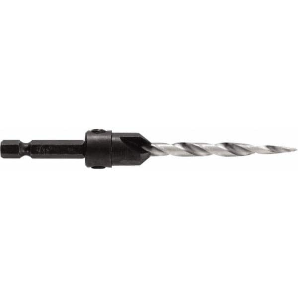 Irwin - Adjustable-Depth Drill Countersinks Cutter Head Diameter (Inch): 7/16 Drill Size Compatibility (Decimal Inch): 0.2188 - A1 Tooling