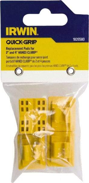 Irwin - 4 Piece, Clamp Pad - For Use with Handi-Clamp Series Clamps - A1 Tooling