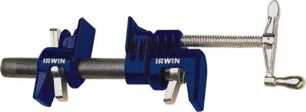 Irwin - 1/2" Pipe, 1-7/8" Throat Depth, Clutch Pipe Clamp - For Use with Unthreaded Pipe - A1 Tooling