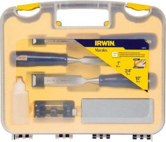 Irwin - 6 Piece Wood Chisel Set - Polypropylene, Sizes Included 1/2 to 1" - A1 Tooling