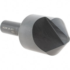 Melin Tool - 1-1/4" Head Diam, 1/2" Shank Diam, 1 Flute 90° High Speed Steel Countersink - A1 Tooling