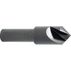 Melin Tool - 2" Head Diam, 3/4" Shank Diam, 1 Flute 60° High Speed Steel Countersink - A1 Tooling