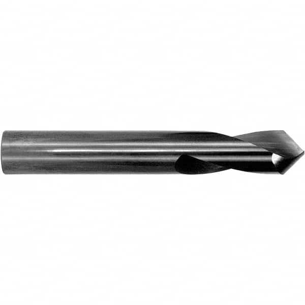 Melin Tool - 3/16" Body Diam, 60°, 2" OAL, Solid Carbide Spotting Drill - A1 Tooling