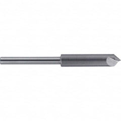 Melin Tool - 1/2" Head Diam, 3/8" Shank Diam, 1 Flute 82° High Speed Steel Countersink - A1 Tooling