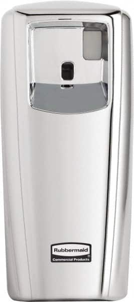 Rubbermaid - 0.019 Cu Ft Coverage, Chrome Metered Aerosol Dispenser - D Battery Required - A1 Tooling