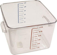 Rubbermaid - Rectangular, Clear Polycarbonate Food Storage Container - 7.8" High x 10-1/2" Wide x 11.3" Long - A1 Tooling