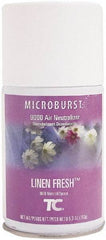 Rubbermaid - 5.3 oz Air Freshener Dispenser Aerosol Refill - Linen, Compatible with Microburst 9000 Dispensers - A1 Tooling