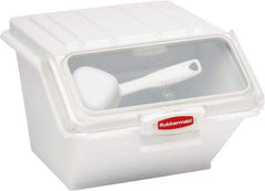 Rubbermaid - Rectangular, White Food Bin - 8-1/2" High x 11.8" Wide x 15" Long - A1 Tooling