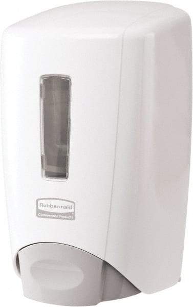 Rubbermaid - 500 mL Foam/Liquid Hand Soap Dispenser - Plastic, Wall Mounted, White - A1 Tooling