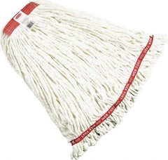 Rubbermaid - Red Head Band, Large Blended Fiber Loop End Mop Head - 4 Ply, Screw On Connection - A1 Tooling