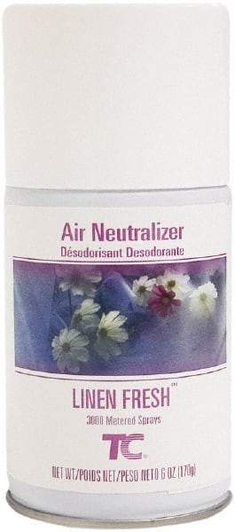 Rubbermaid - 5.25 oz Air Freshener Dispenser Aerosol Refill - Linen, Compatible with Standard Aerosol Dispensers - A1 Tooling