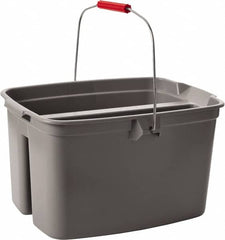 Rubbermaid - 19 Qt Double Pail - 18" Long x 10" High, Gray - A1 Tooling