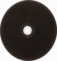 WALTER Surface Technologies - 14" 24 Grit Aluminum Oxide Cutoff Wheel - 1/8" Thick, 1" Arbor, 5,400 Max RPM, Use with Electric & Gas Powered Saws - A1 Tooling