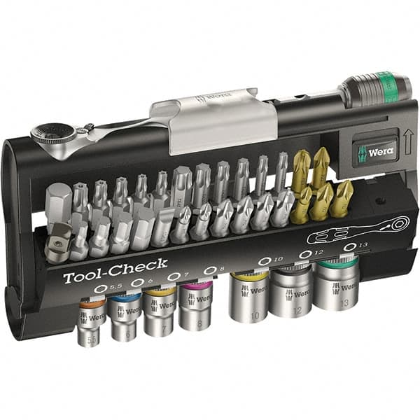 Wera - Screwdriver Bit Sets Type: Bit Set Drive Size: 1/4 (Inch) - A1 Tooling