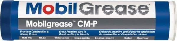 Mobil - 13.7 oz Cartridge Lithium Extreme Pressure Grease - Gray, Extreme Pressure & High Temperature, NLGIG 2, - A1 Tooling