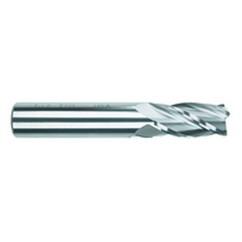 10mm Dia. x 70mm Overall Length 4-Flute Square End Solid Carbide SE End Mill-Round Shank-Center Cut-TiAlN - A1 Tooling