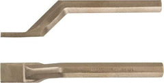 Ampco - Stiff Aluminum Bronze Alloy Bent Scraper - 1" Blade Width - A1 Tooling