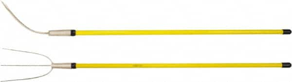 Ampco - Hay Fork with 54" Straight Fiberglass Handle - 7" Blade Width, 3 Tines, 11-1/2" Tine Length - A1 Tooling