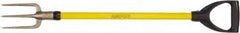 Ampco - Guncotton Fork with 29" Straight Fiberglass Handle - 6" Blade Width, 3 Tines, 9-1/2" Tine Length - A1 Tooling