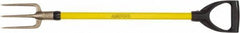 Ampco - Guncotton Fork with 29" Straight Fiberglass Handle - 4" Blade Width, 3 Tines, 5-1/4" Tine Length - A1 Tooling