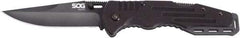 SOG Specialty Knives - 3-5/8" Blade, 8-1/4" OAL, Straight Clip Point Folding Knife - 4-5/8" Closed Length, G-10, 1 Blade, 1 Edge - A1 Tooling