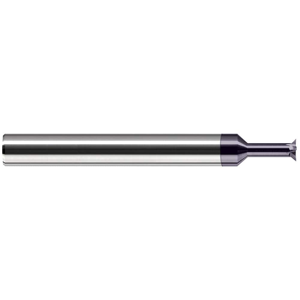 Back Chamfers; Cutter Head Diameter (Decimal Inch): 0.2500; Cutter Head Diameter (Inch): 1/4; Included Angle: 90; Number of Flutes: 5; Chamfer Width (Decimal Inch): 0.044; Back Chamfer Material: Solid Carbide; Overall Length (Inch): 2-1/2; Neck Diameter (