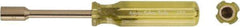 Ampco - 3.5mm Solid Shaft Nonsparking Nutdriver - Plastic Handle, 8-1/2" OAL - A1 Tooling