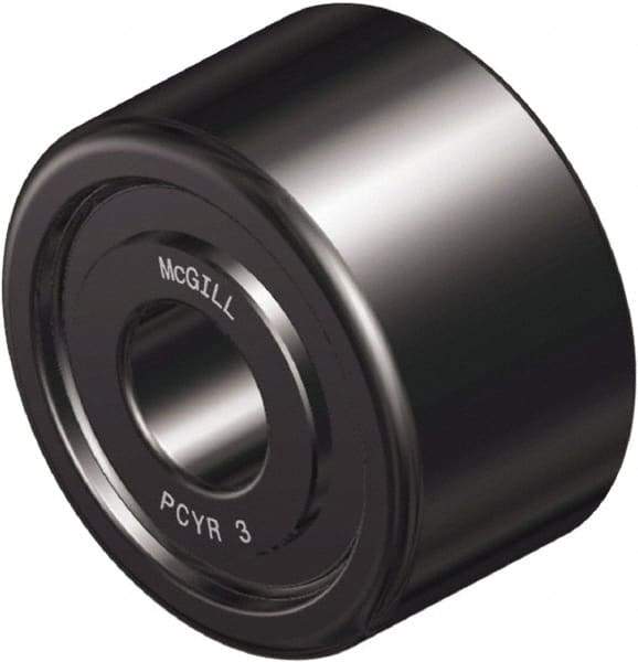 McGill - 1-3/4" Bore, 5" Roller Diam x 3-3/4" Roller Width, Steel Plain Yoke Roller - 35,800 Lb Dynamic Load Capacity, 2.85" Overall Width - A1 Tooling