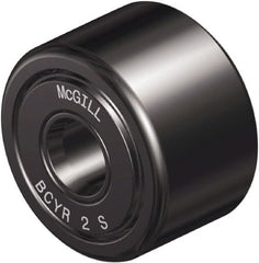 McGill - 1" Bore, 3" Roller Diam x 1-3/4" Roller Width, Steel Sealed Self-Lubricating Yoke Cam Follower with Nonmetallic Bushing - 1.81" Overall Width - A1 Tooling