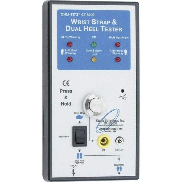 PRO-SAFE - Anti-Static Monitors & Testers Type: Wrist Strap Tester Power Source: Plug-In - A1 Tooling