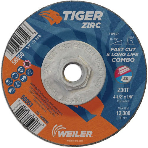 ‎4-1/2X1/8 TIGER ZIRC TYPE 27 - A1 Tooling