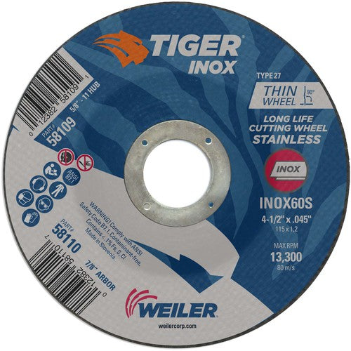 ‎4-1/2X.045 TIGER INOX TYPE 27 - A1 Tooling