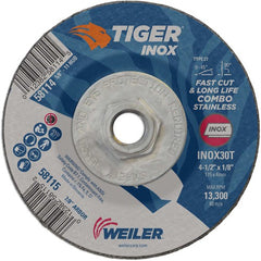 ‎4-1/2X1/8 TIGER INOX TYPE 27 - A1 Tooling