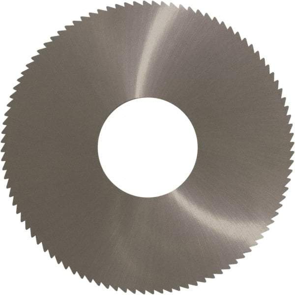 Controx - 1-1/2" Diam x 0.0313" Blade Thickness x 1/2" Arbor Hole Diam, 60 Tooth Slitting and Slotting Saw - Arbor Connection, Right Hand, Uncoated, Solid Carbide, Concave Ground - A1 Tooling