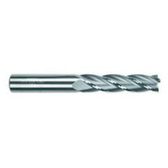 3/8 Dia. x 2-1/2 Overall Length 4-Flute Square End Solid Carbide SE End Mill-Round Shank-Center Cut-TiCN - A1 Tooling