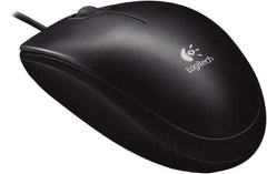 Logitech - Black Corded Mouse - Use with Mac OS X, Windows XP, Vista 7, 8 - A1 Tooling