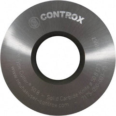 Controx - 2" Diam x 0.1299" Blade Thickness x 3/4" Arbor Hole Diam, 0 Tooth Slitting and Slotting Saw - Arbor Connection, Right Hand, Proprietary Coated, Solid Carbide, Concave Ground - A1 Tooling